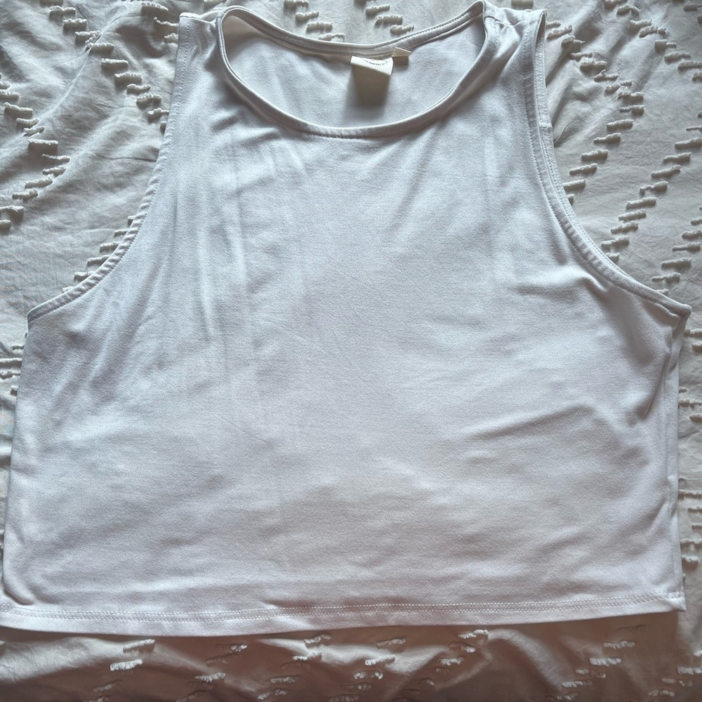 White Crop Top